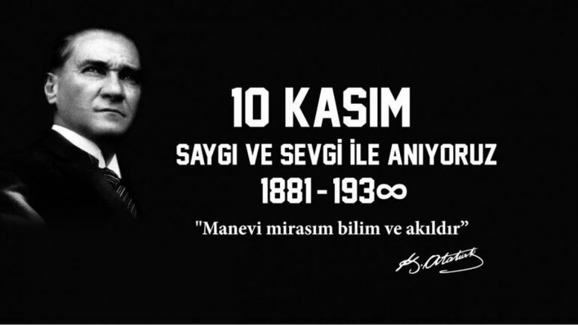 Okulumuzda 10 Kasım Atatürk'ü Anma Programı Gerçekleştirildi.